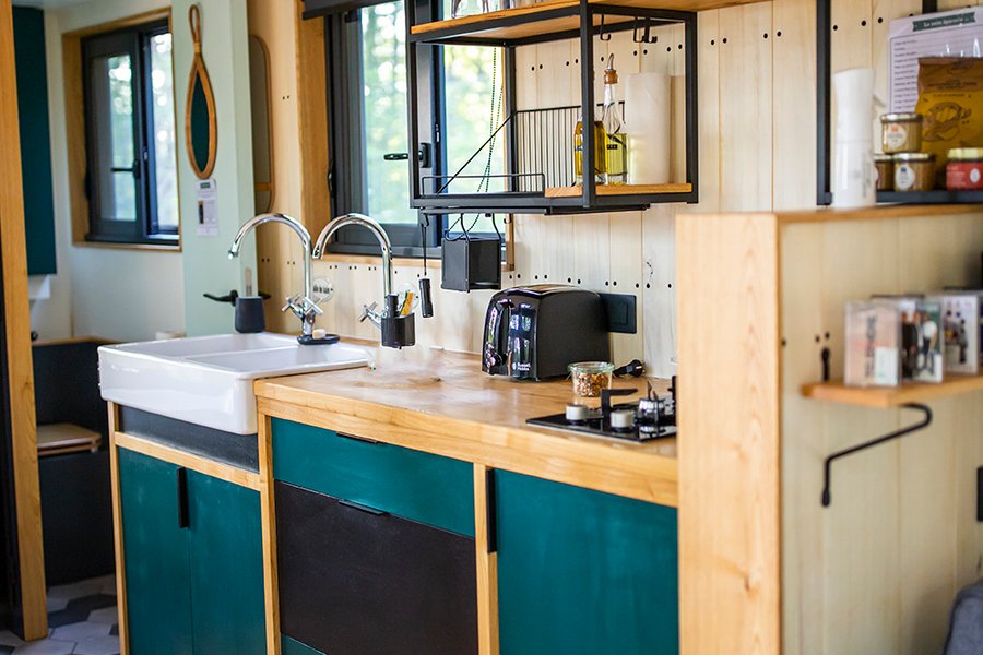 cuisine Inspire tiny house en bois cuisine Inspire tiny house en bois