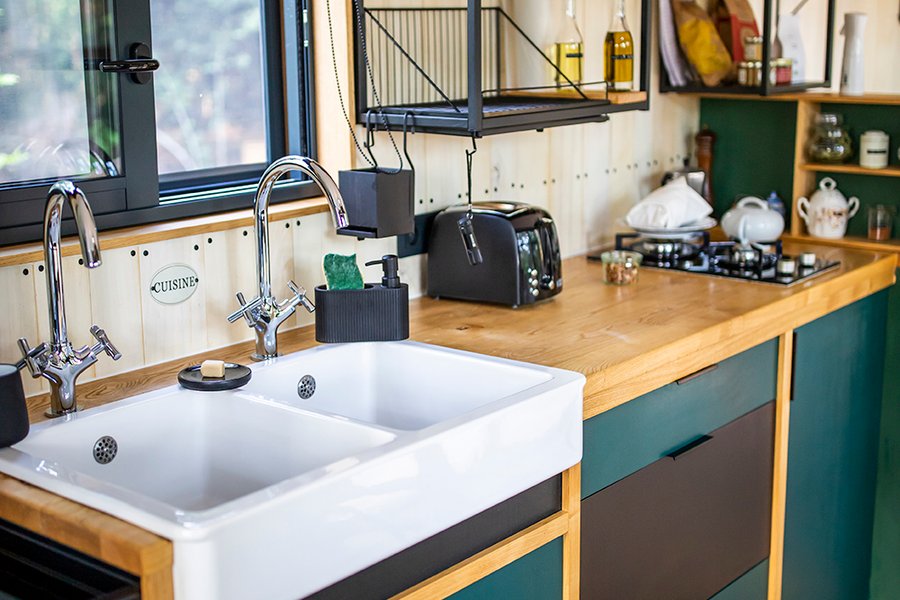 cuisine Inspire tiny house en bois cuisine Inspire tiny house en bois