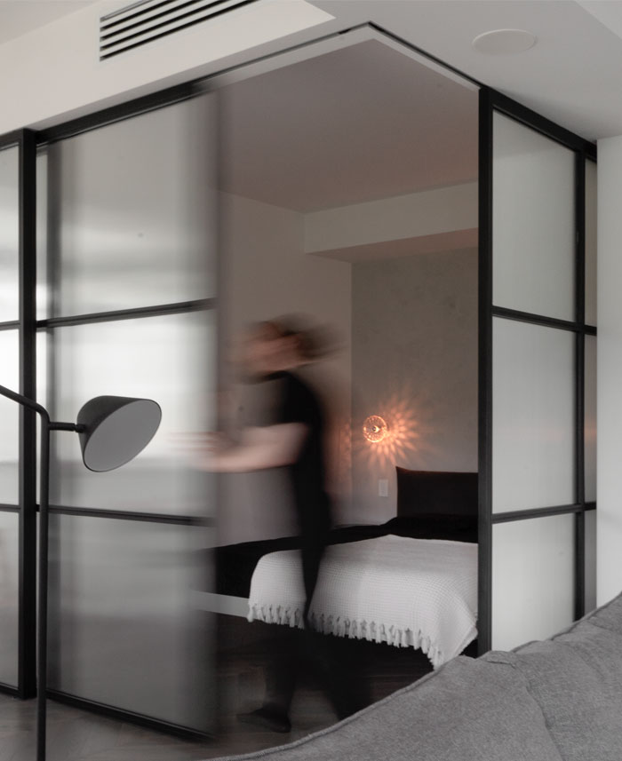 chambre avec verrière coulissante chambre avec verrière coulissante