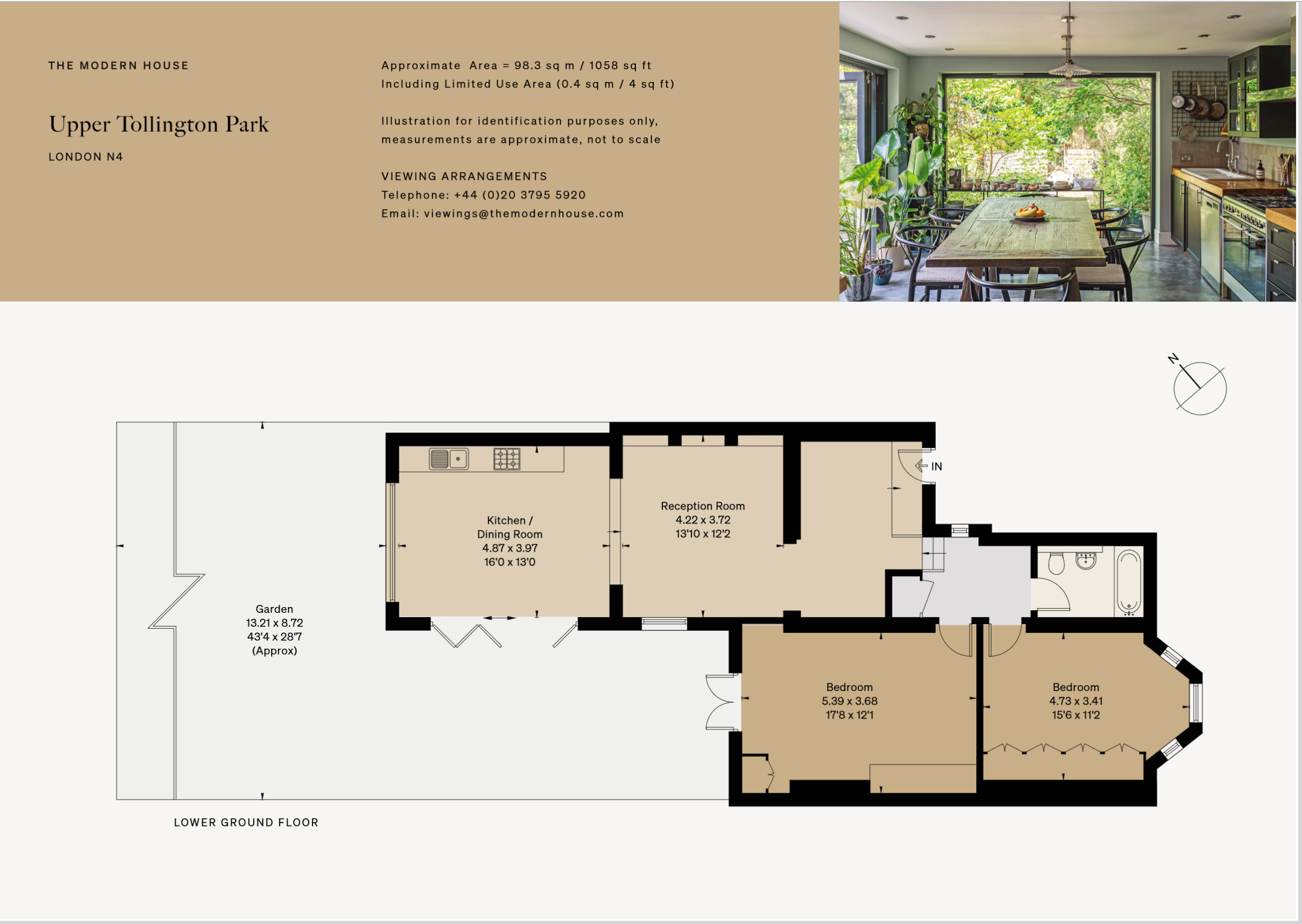 plan appartement avec jardin