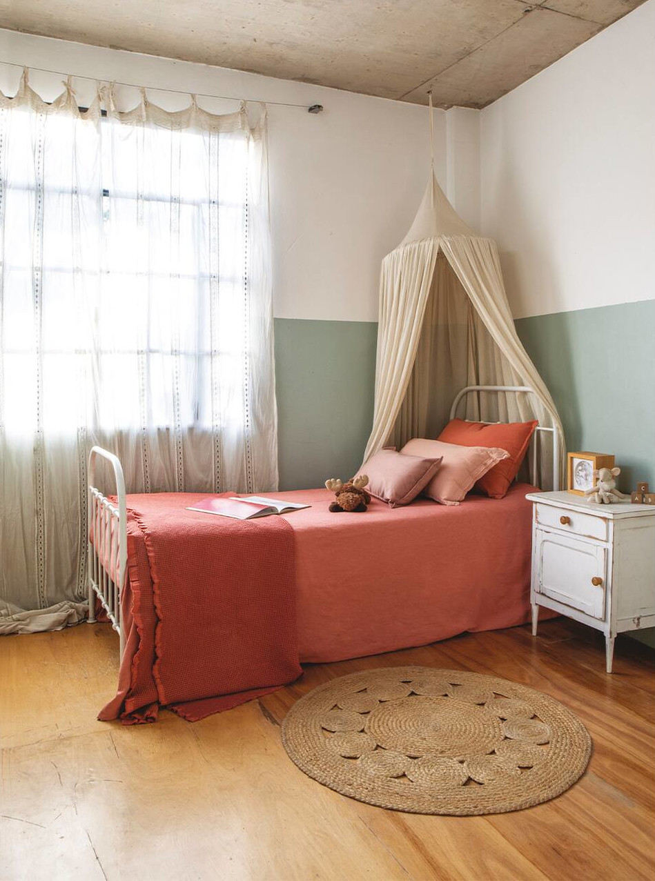 chambre enfant terracotta et vert chambre enfant terracotta et vert