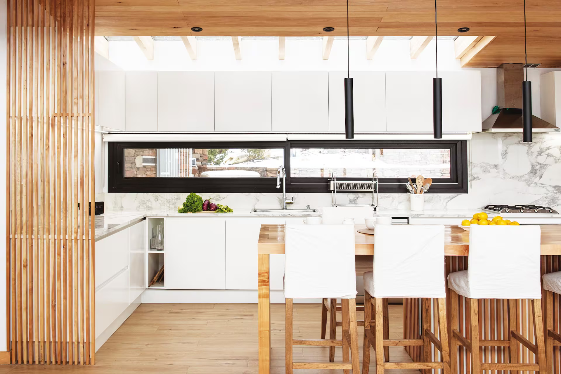 cuisine avec îlot maison en bois décoration naturelle cuisine avec îlot maison en bois décoration naturelle