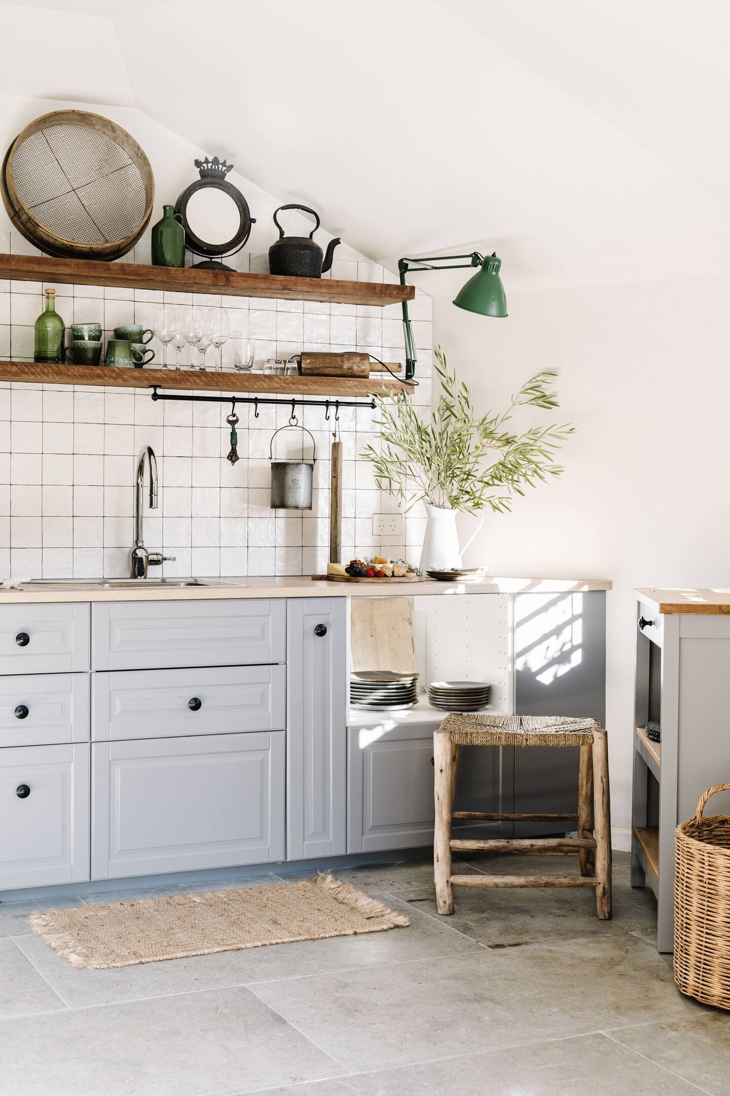 cuisine grise décoration rustique chic cuisine grise décoration rustique chic