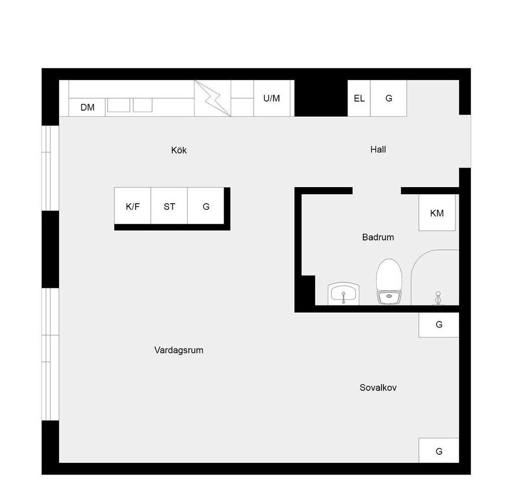 plan appartement bien conçu de 42m2 plan appartement bien conçu de 42m2