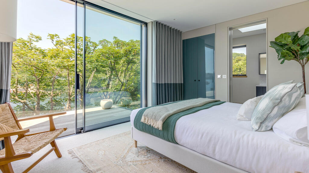 chambre avec baies vitrées maison contemporaine chambre avec baies vitrées maison contemporaine