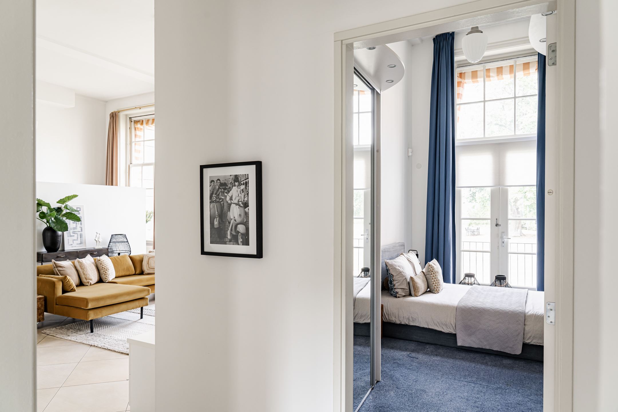 chambre bleue