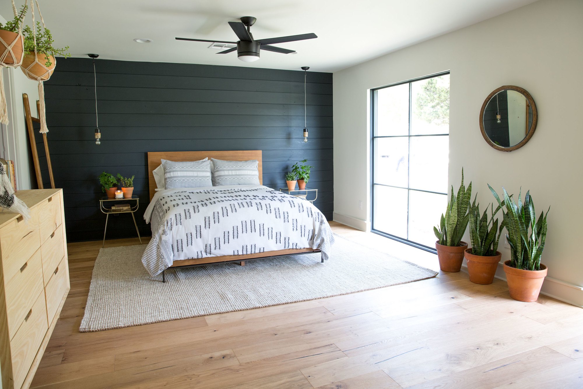 chambre maison rénovée par Joanna et Chip Gaines
