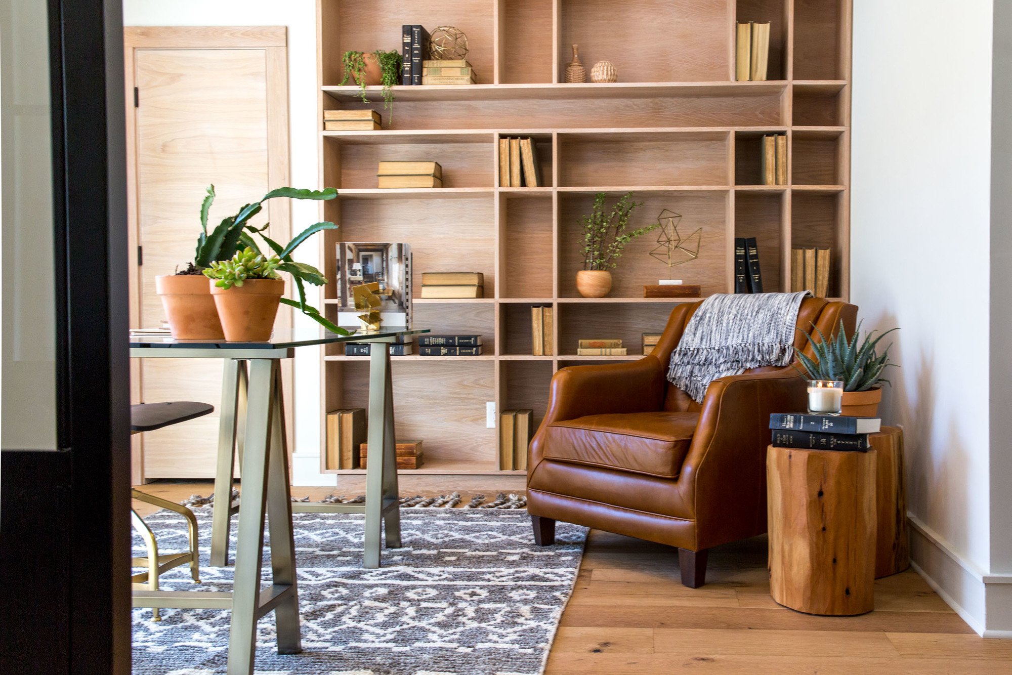 bureau maison rénovée par Joanna et Chip Gaines