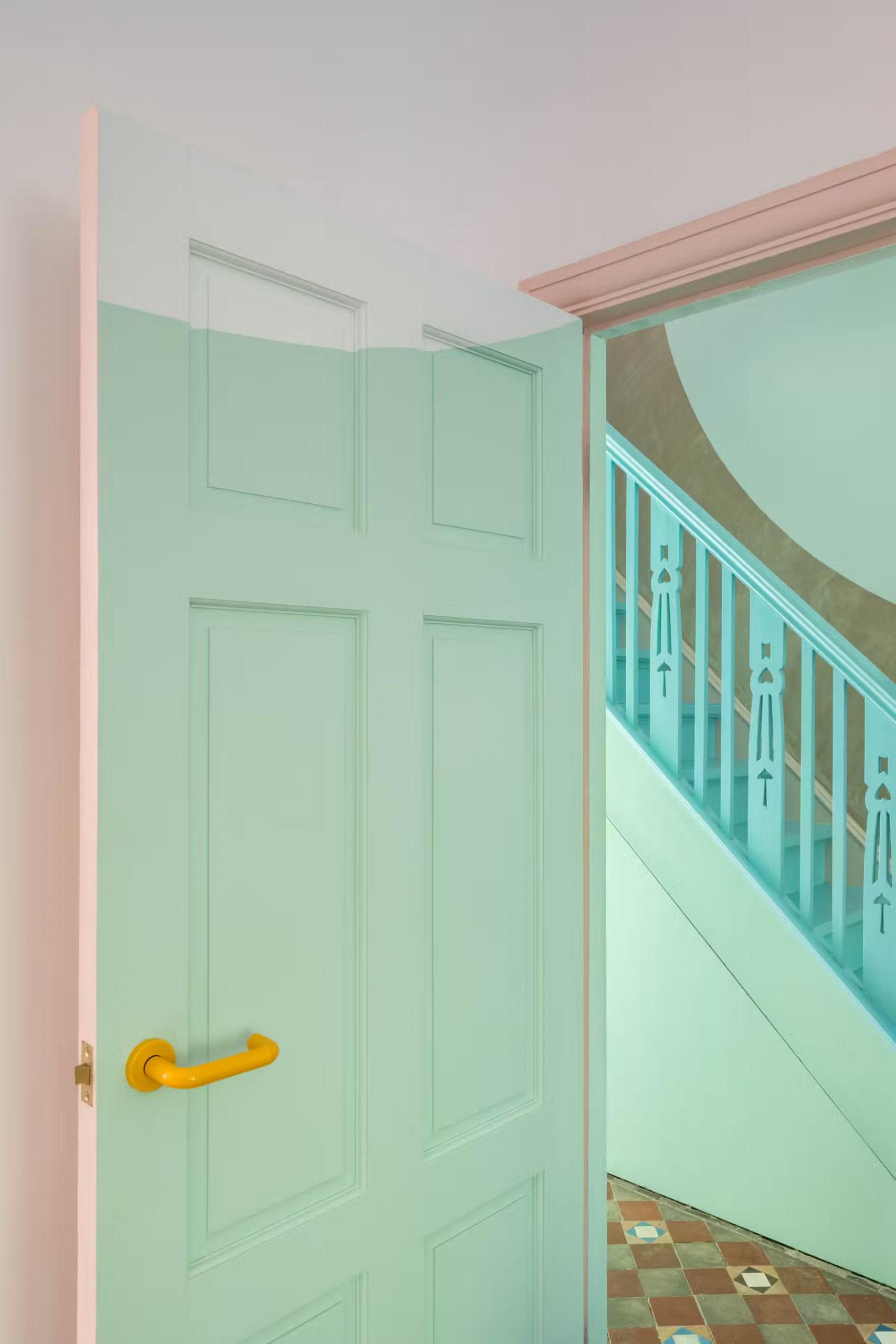 entrée décoration design colorée entrée décoration design colorée