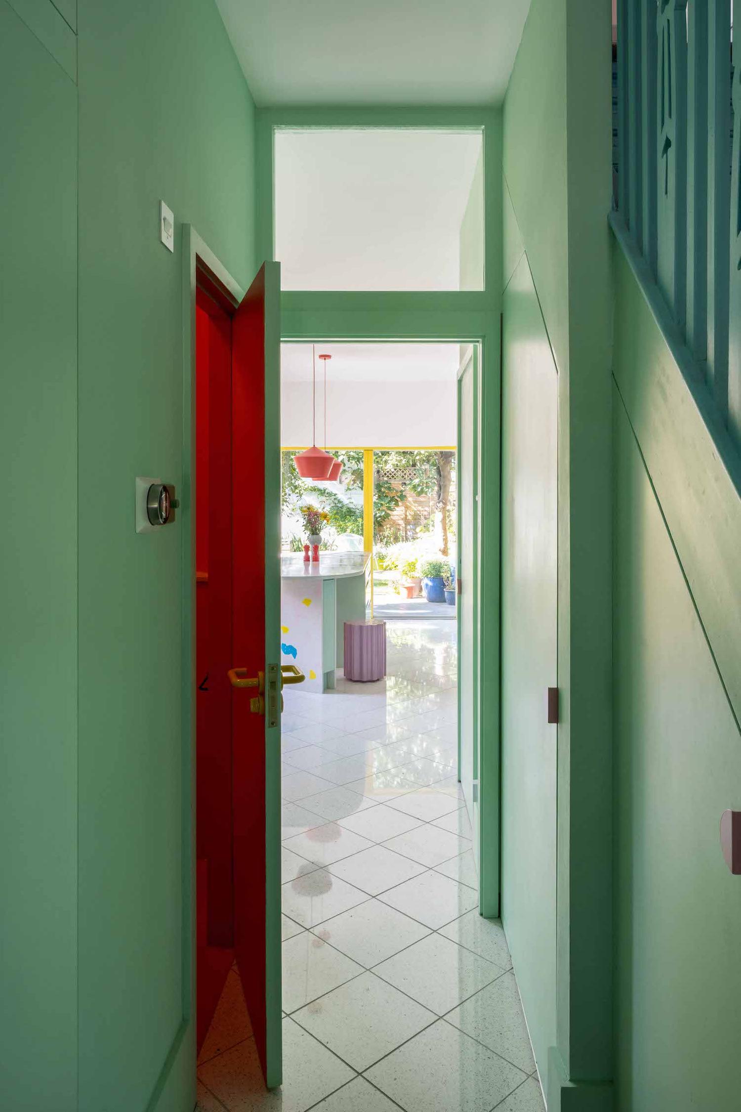 entrée décoration design colorée entrée décoration design colorée