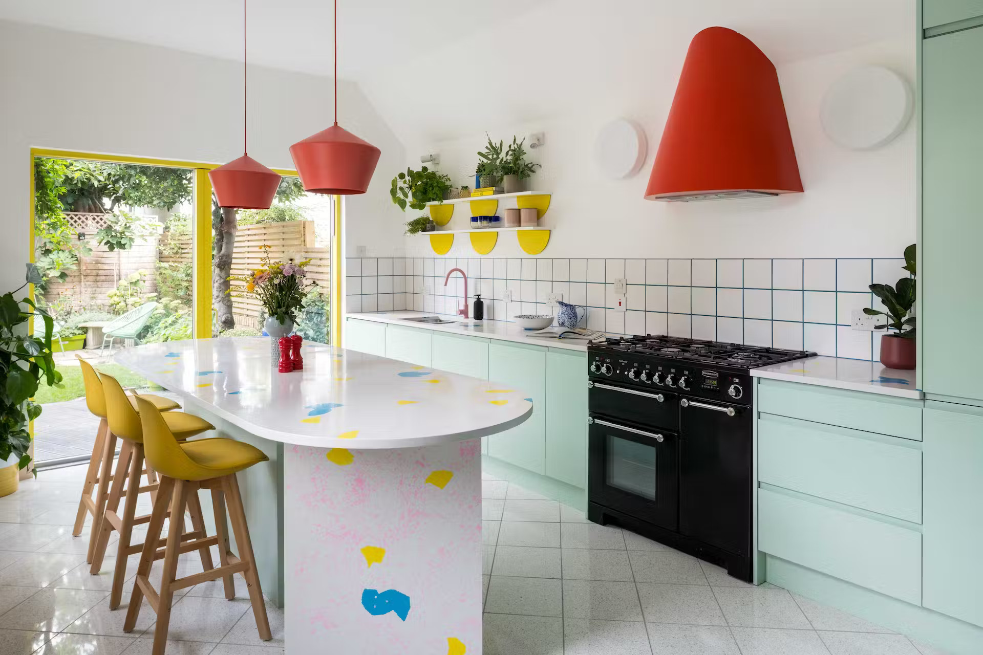 cuisine décoration design colorée cuisine décoration design colorée