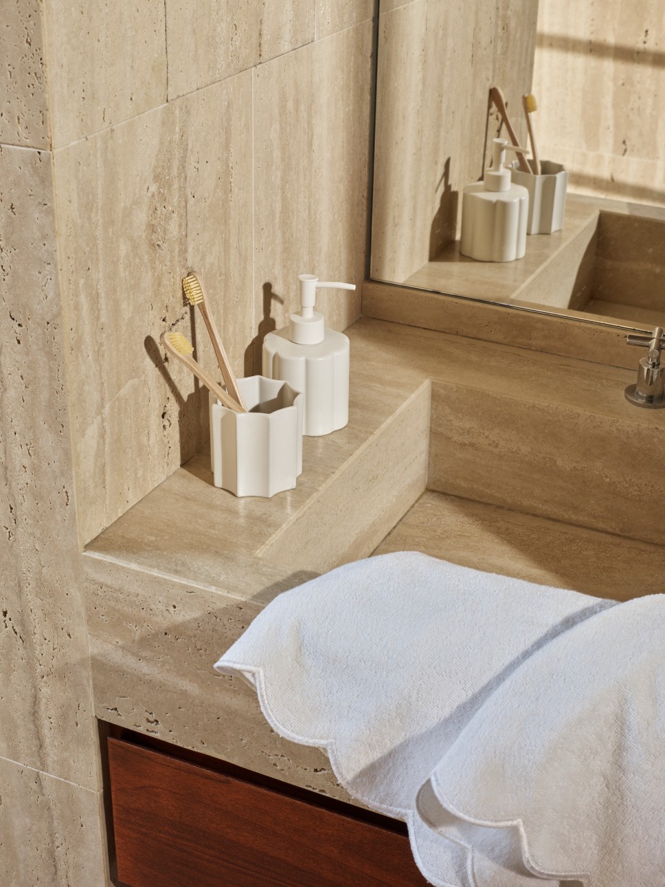 salle de bain travertin salle de bain travertin