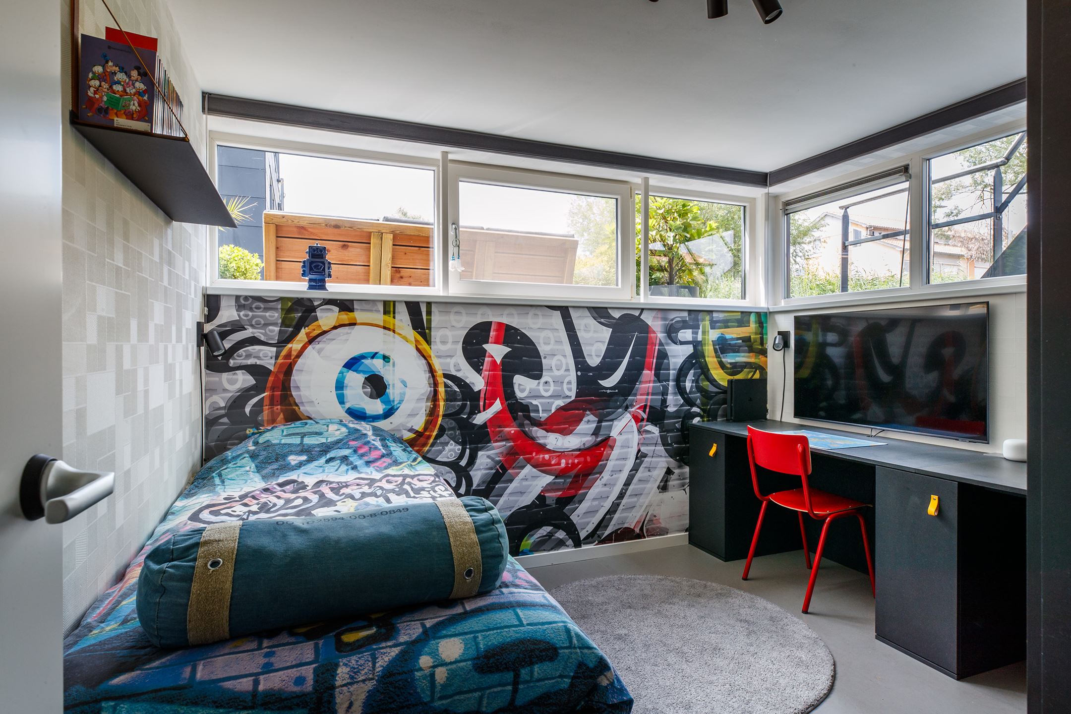 chambre avec graffitis street art décoration design chambre avec graffitis street art décoration design