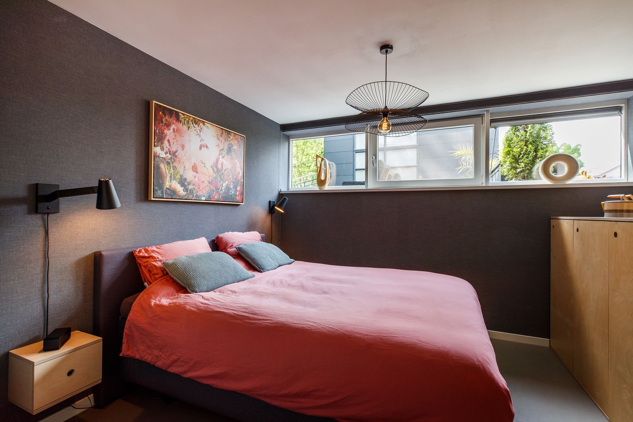 chambre mur gris décoration design chambre mur gris décoration design