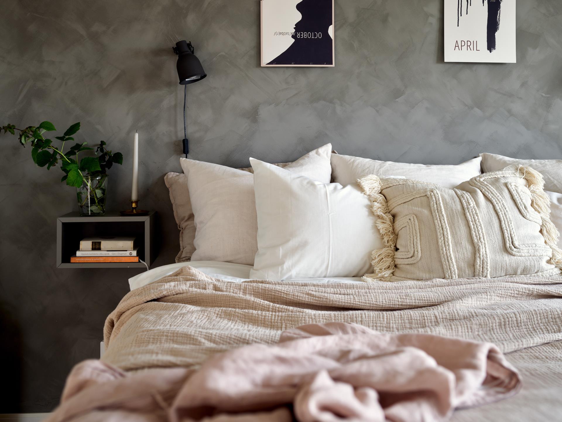 chambre mur gris décoration scandinave chambre mur gris décoration scandinave