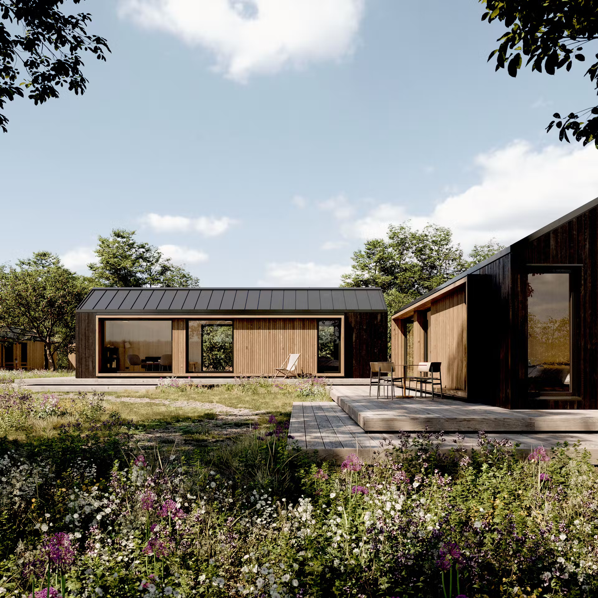 maison préfabriquée en bois