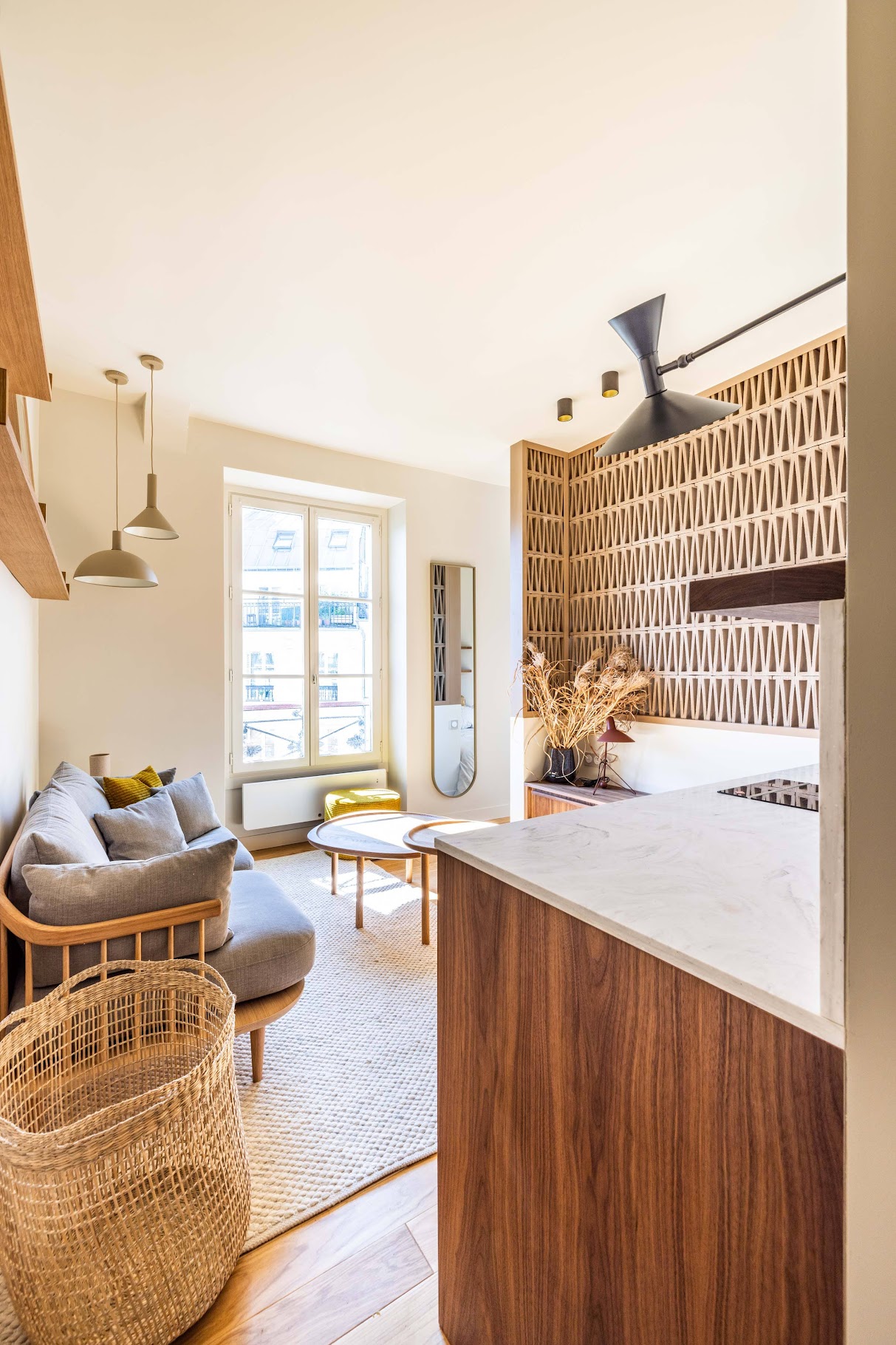 cuisine bois avec claustra décoration design cuisine bois avec claustra décoration design