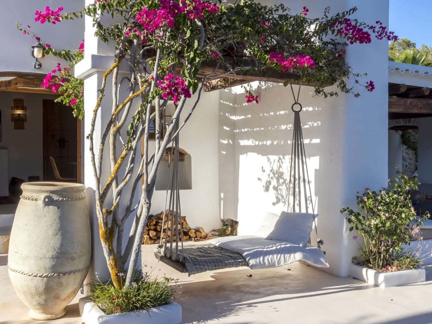 terrasse avec hamac