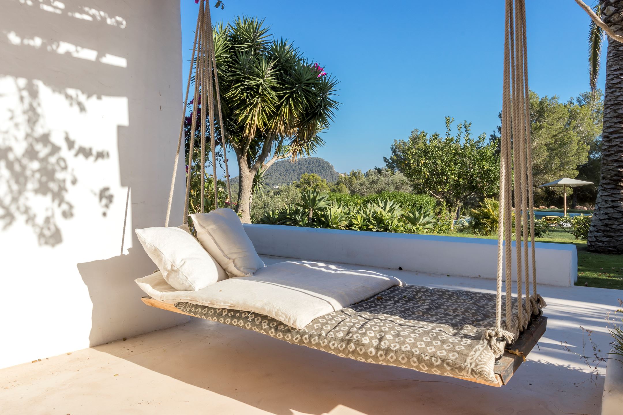 terrasse avec hamac