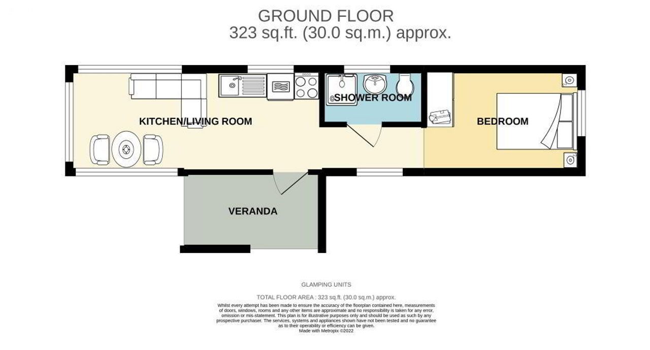 plan mini maison container 30m2