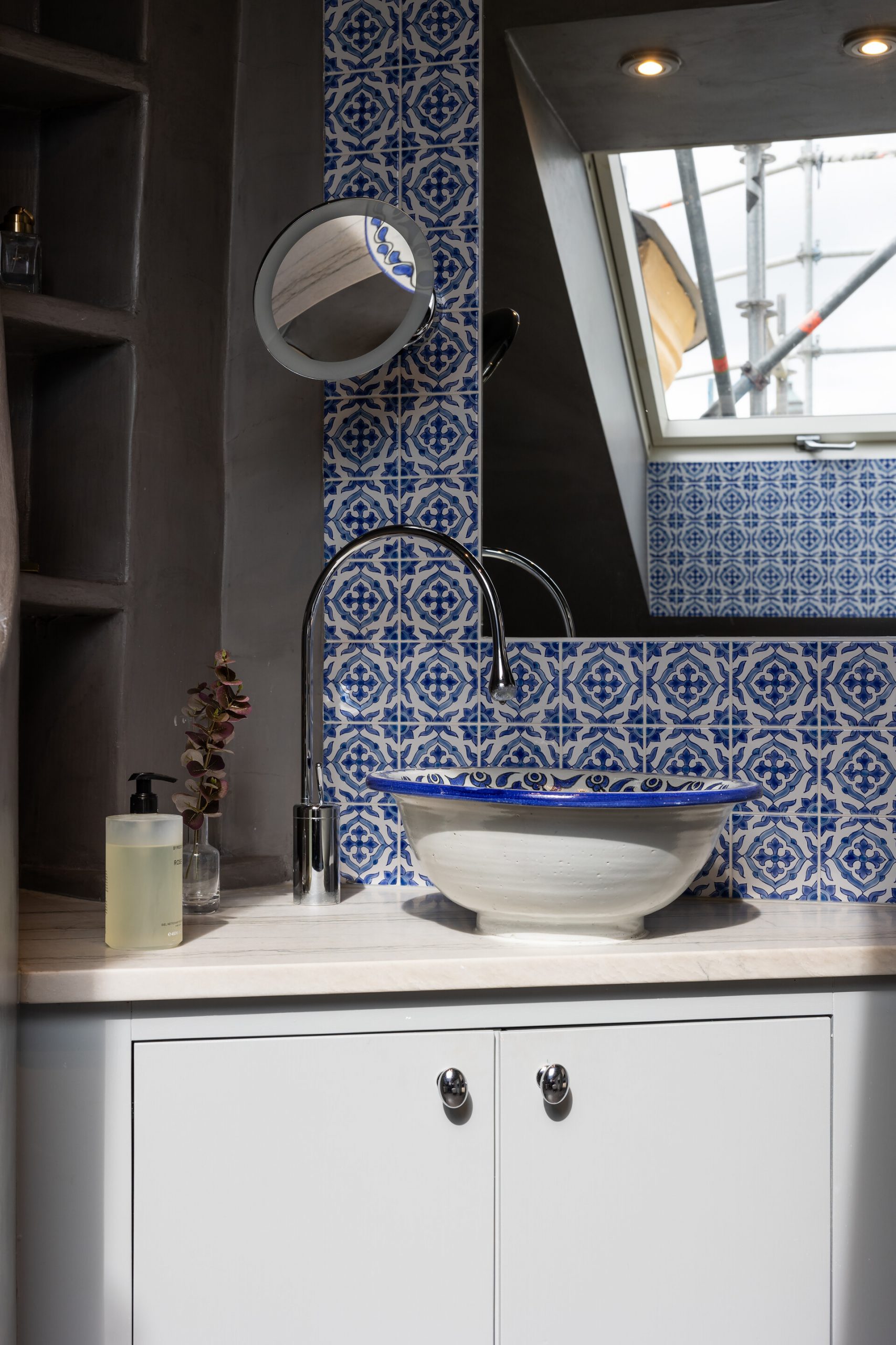 salle de bain bleue et grise salle de bain bleue et grise