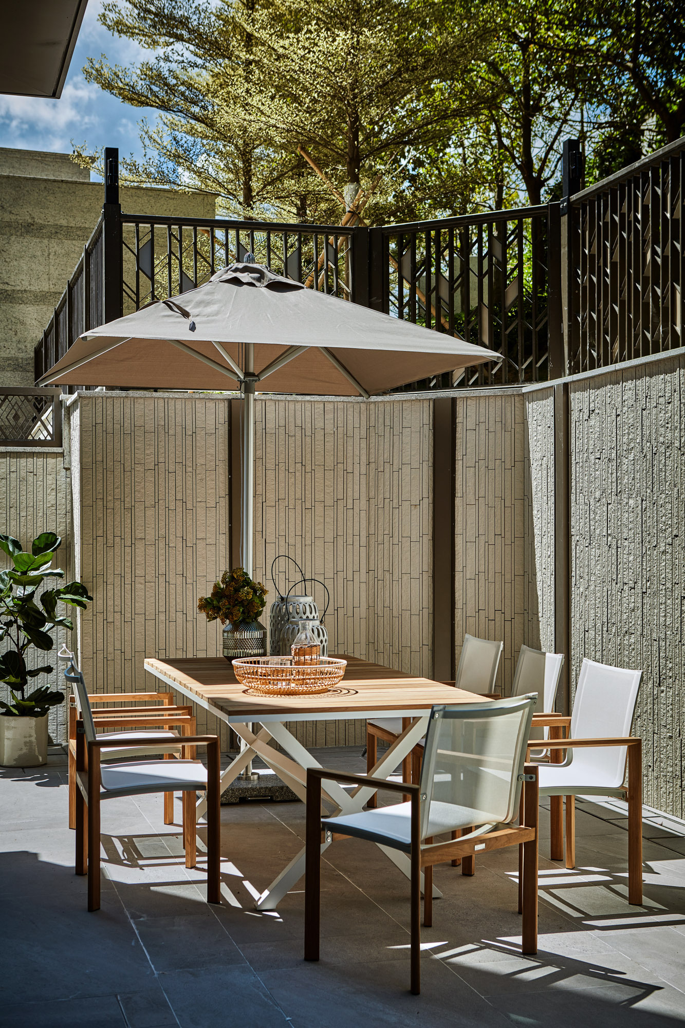 terrasse avec salle à manger terrasse avec salle à manger