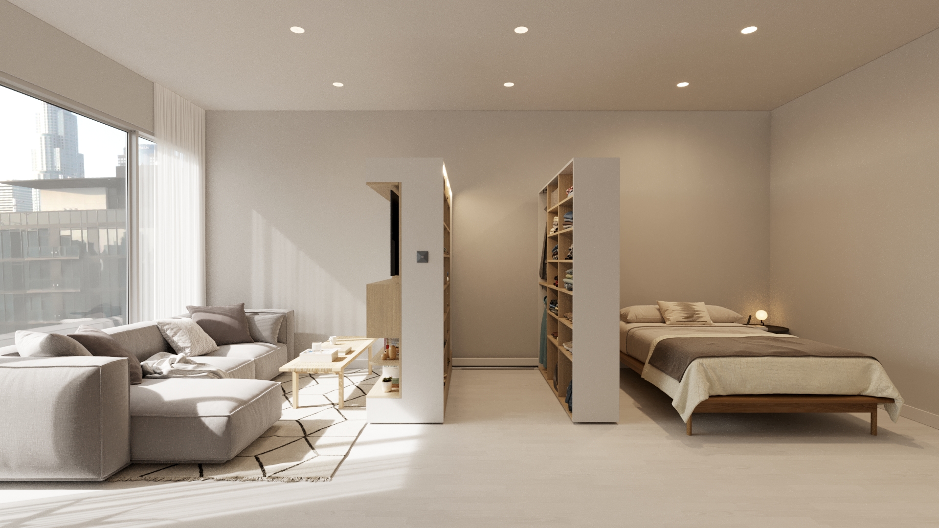 studio design et extensible avec dressing coulissant studio design et extensible avec dressing coulissant