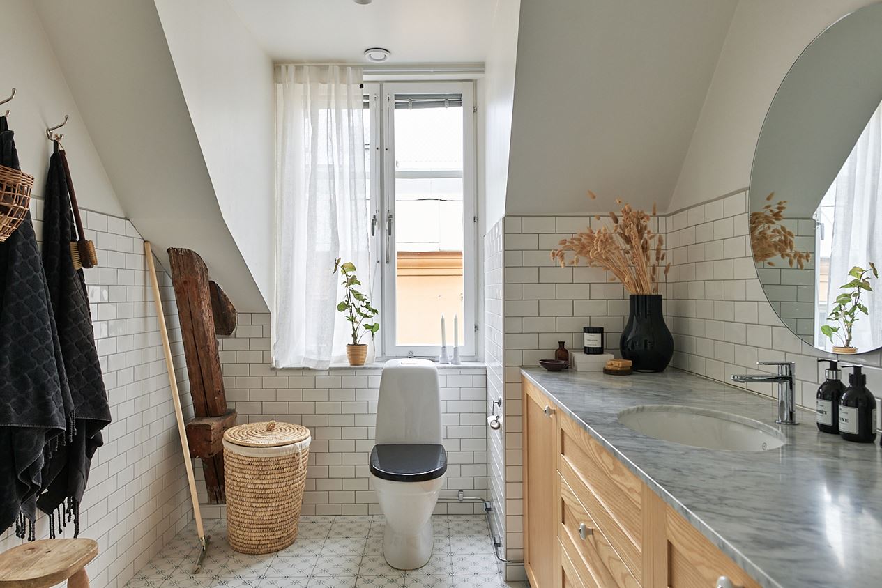 salle de bain mansardée décoration scandinave salle de bain mansardée décoration scandinave