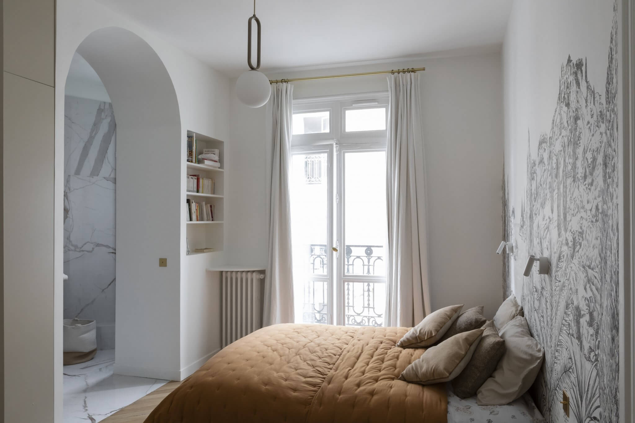 chambre avec arche