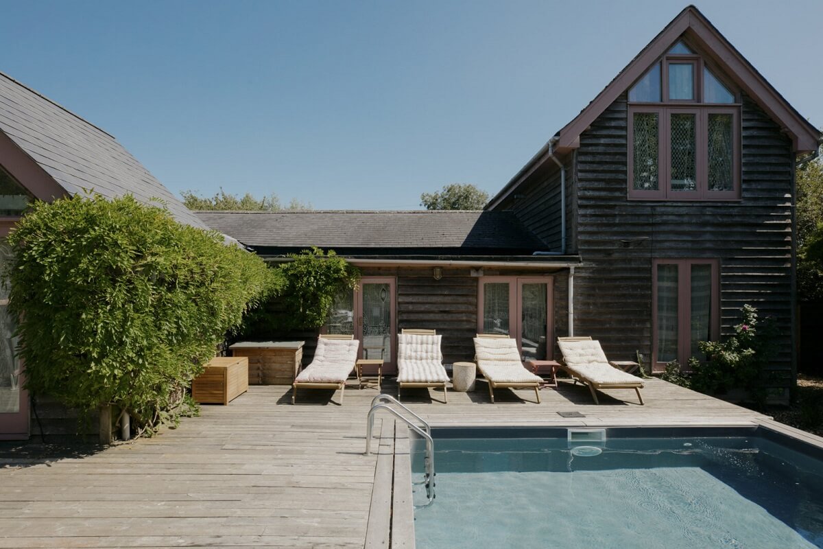 maison en bois avec piscine maison en bois avec piscine