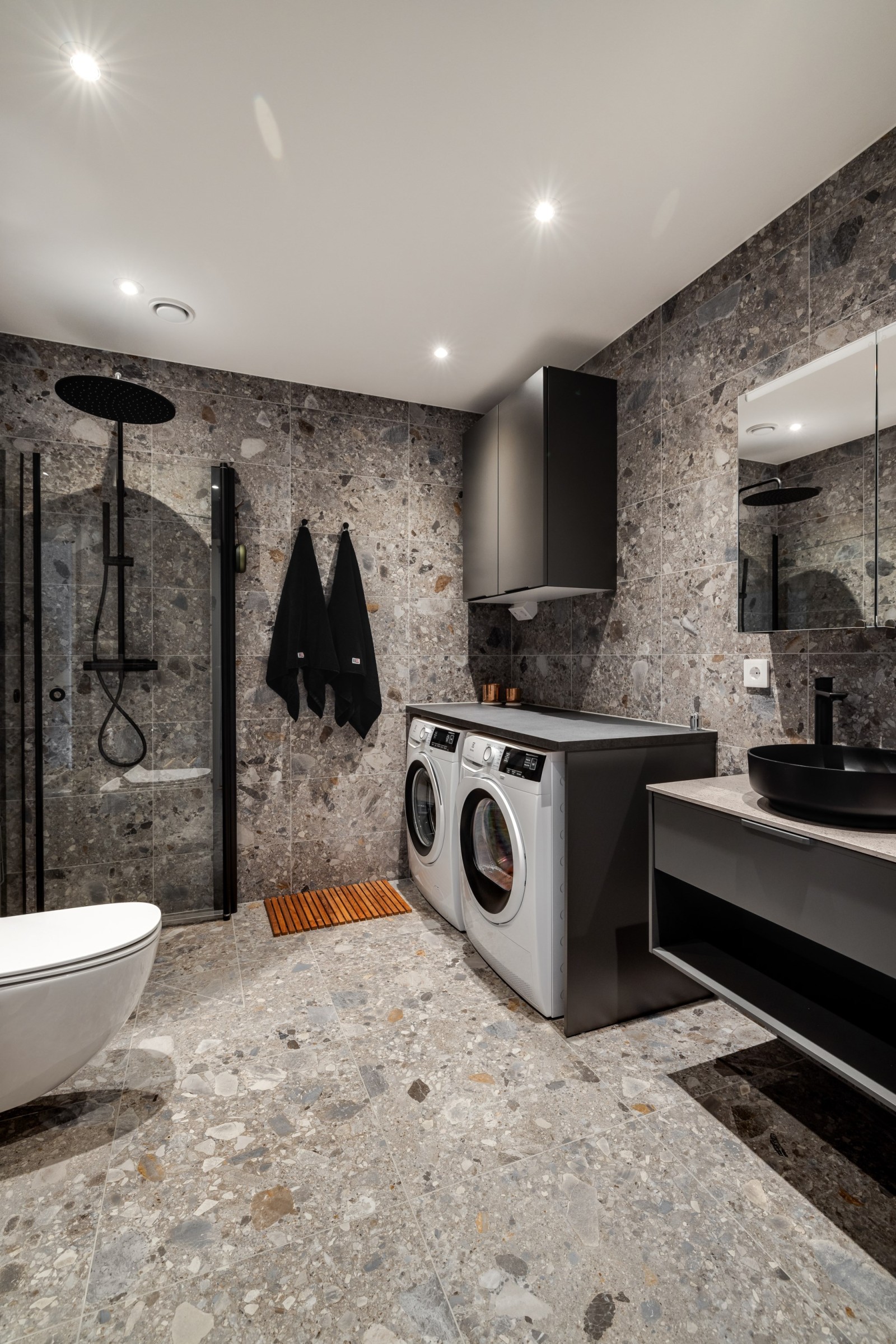 salle de bain design terrazzo gris salle de bain design terrazzo gris