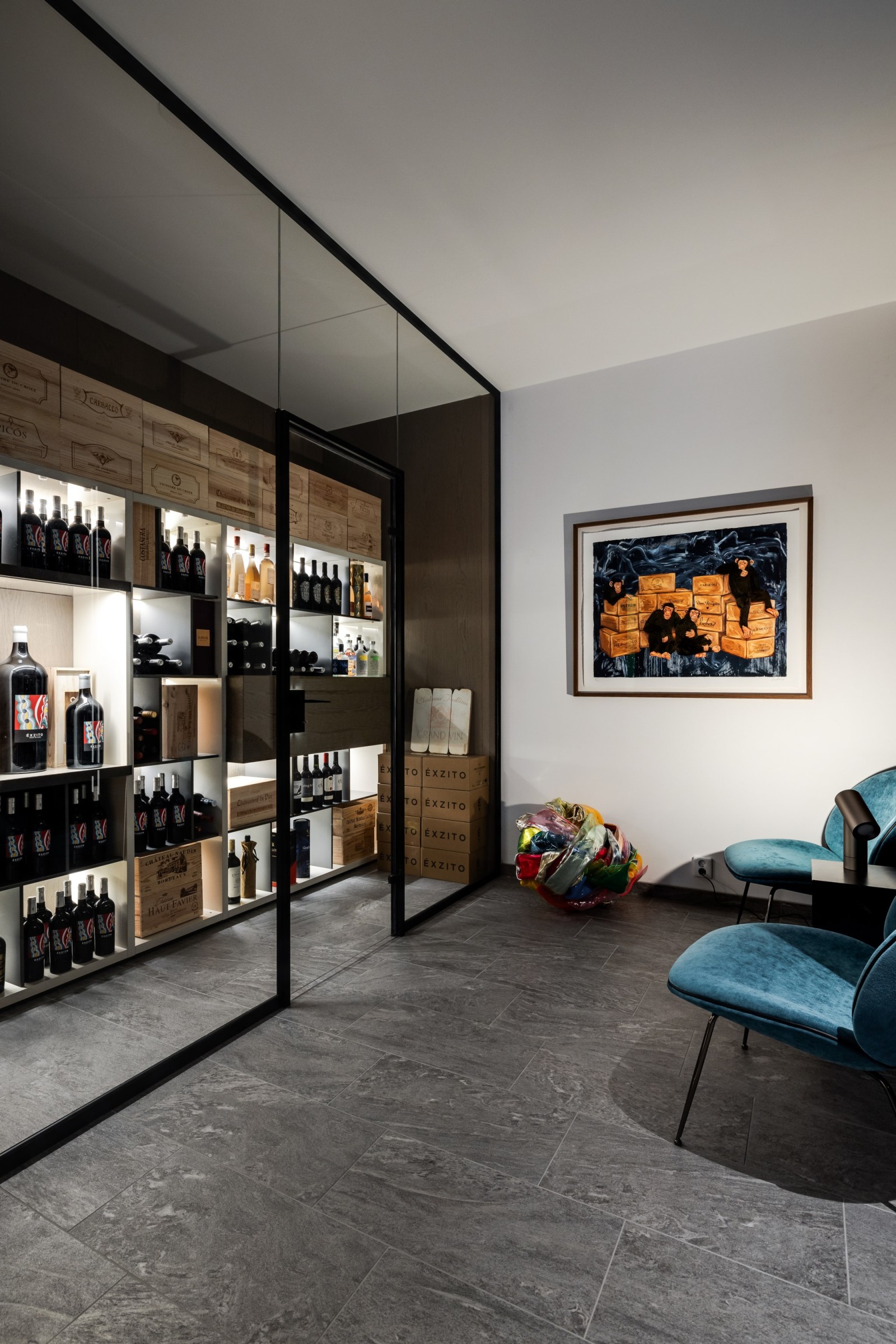 cave à vins avec verrière cave à vins avec verrière