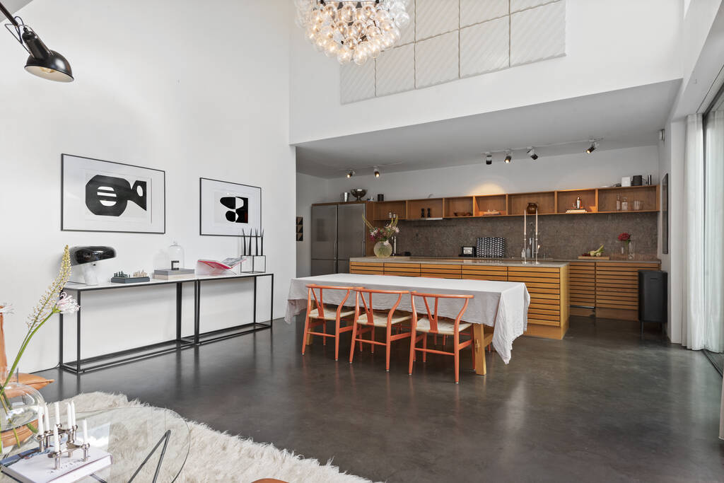 salle à manger et cuisine double hauteur maison architecte décoration contemporaine salle à manger et cuisine double hauteur maison architecte décoration contemporaine