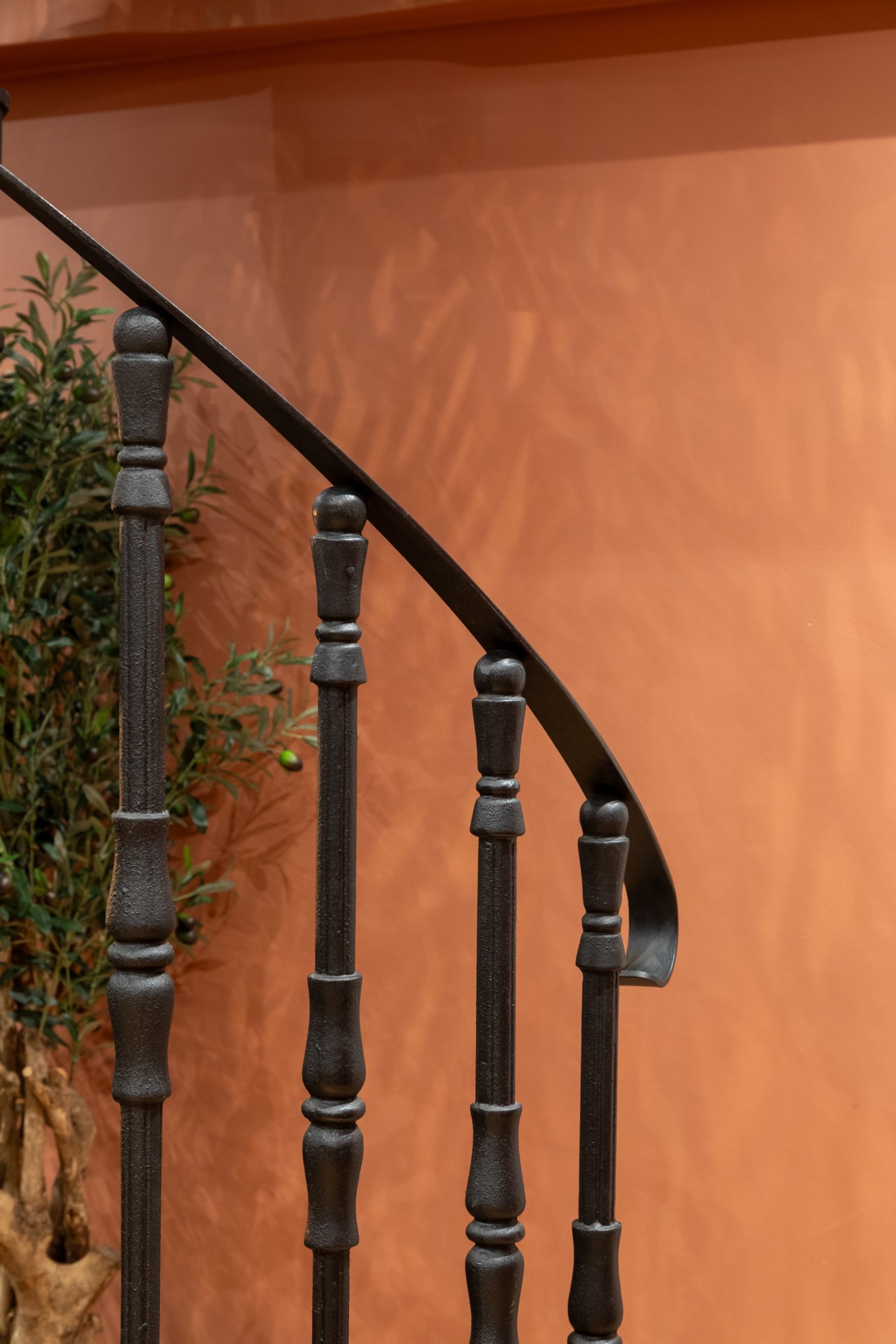 escalier fonte petit appartement en duplex 39m2