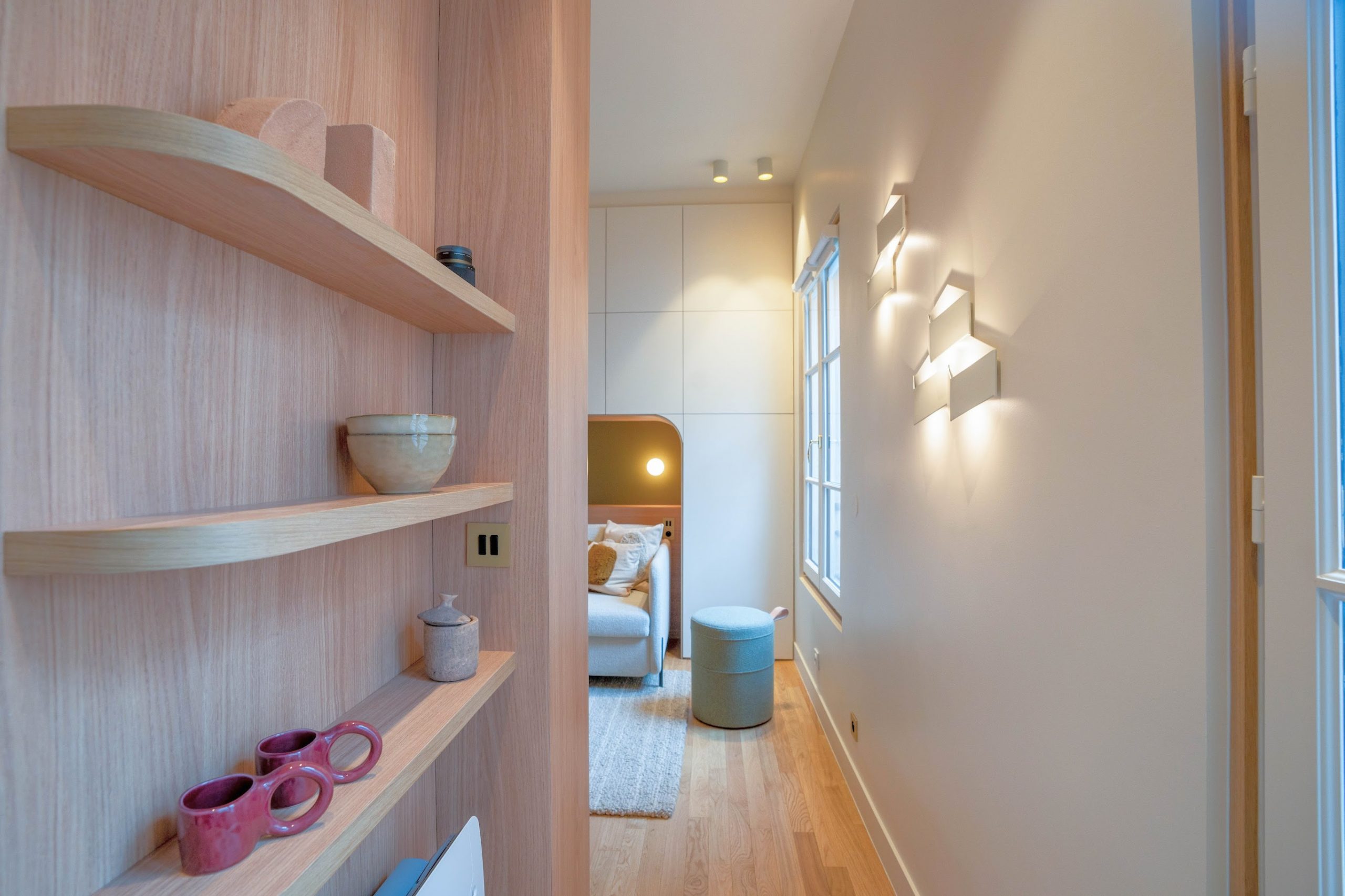aménagement studio Paris 17m2