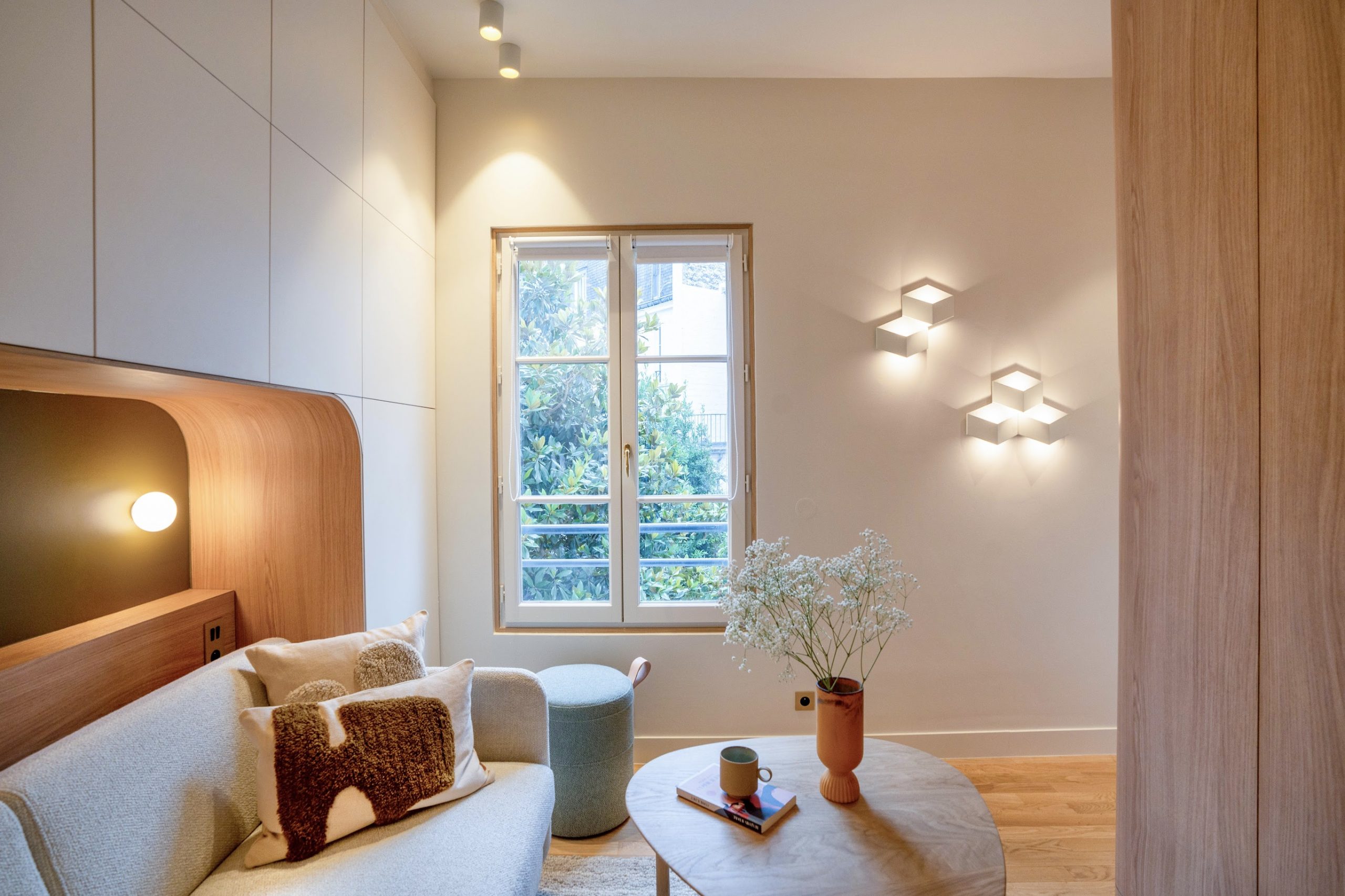 aménagement studio Paris 17m2