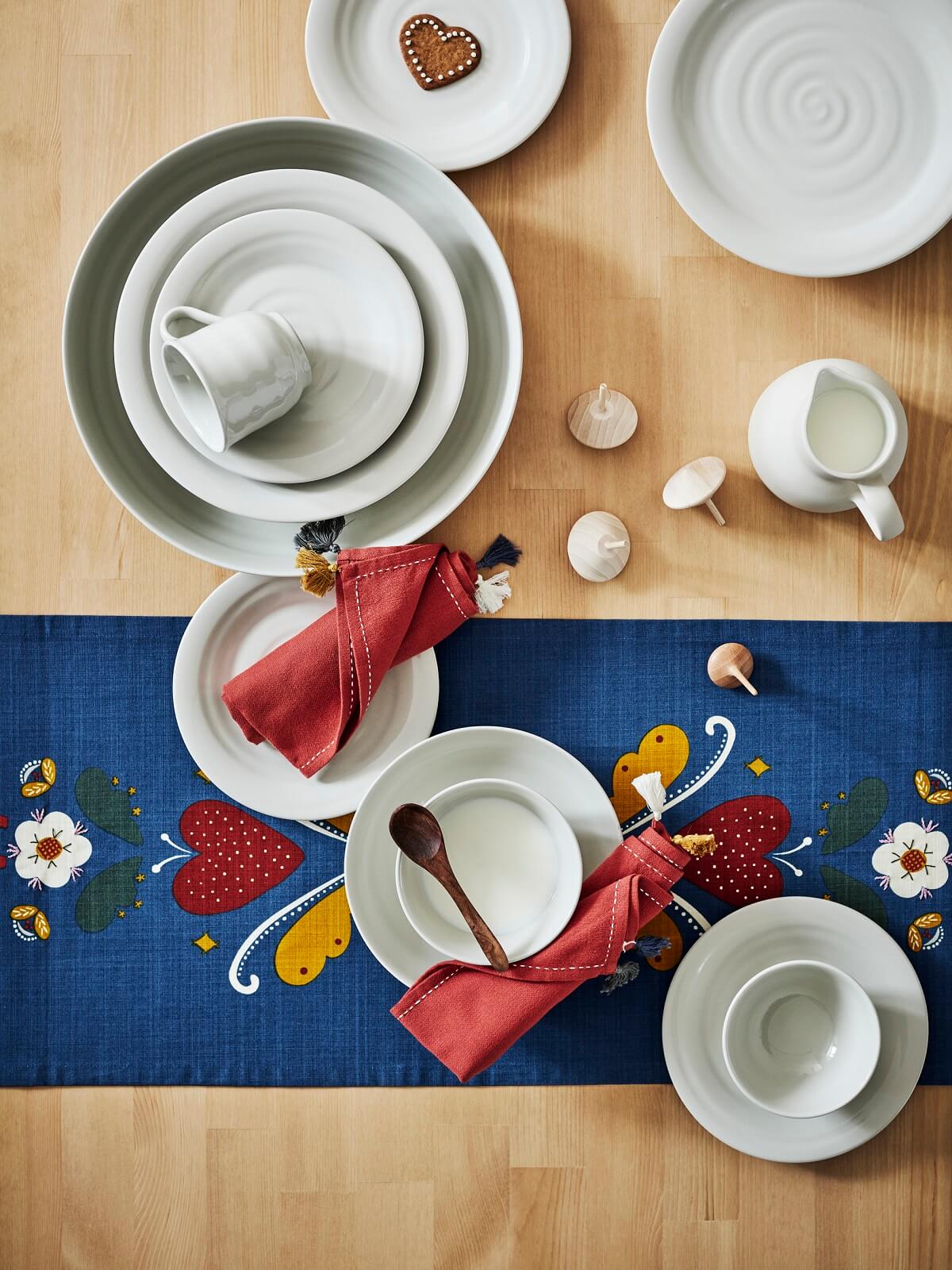 vaisselle blanche IKEA