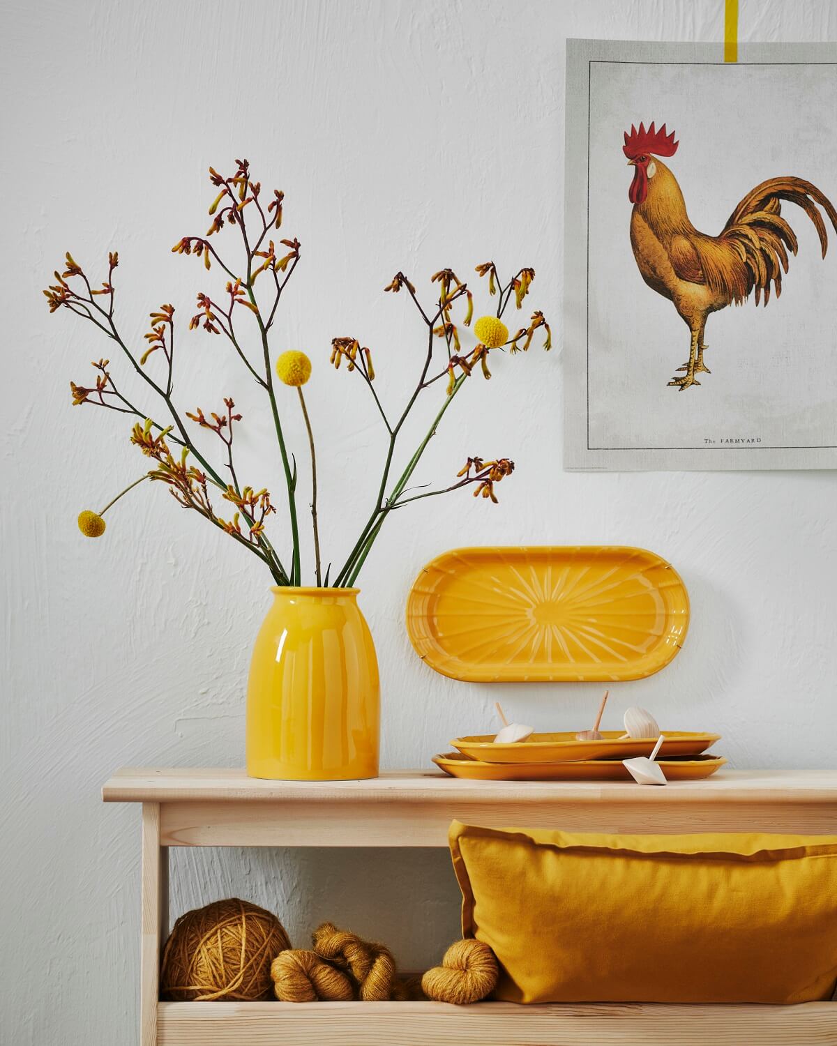 vase jaune