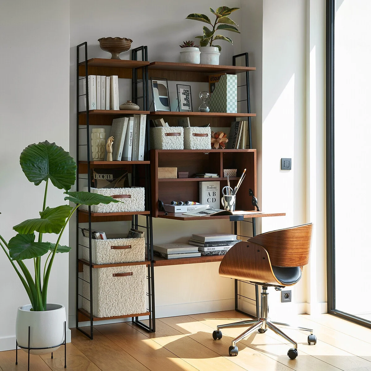 bureau avec étagères bureau avec étagères