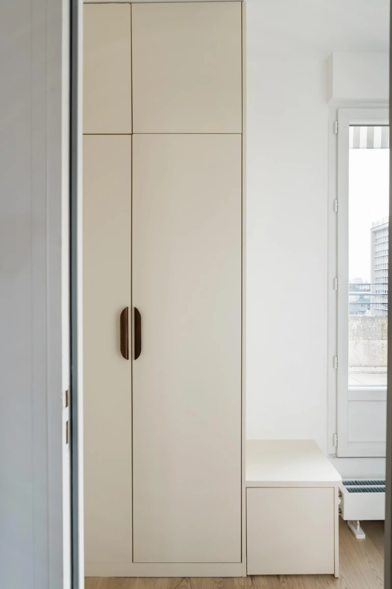 meuble entrée avec banc intégré