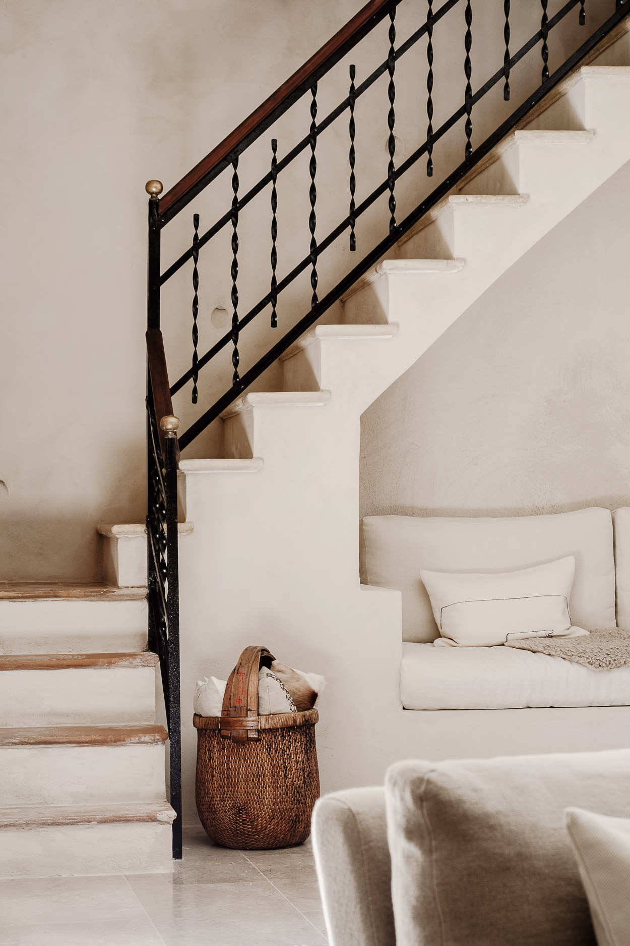 escalier fer forgé et bois décoration rustique moderne escalier fer forgé et bois décoration rustique moderne