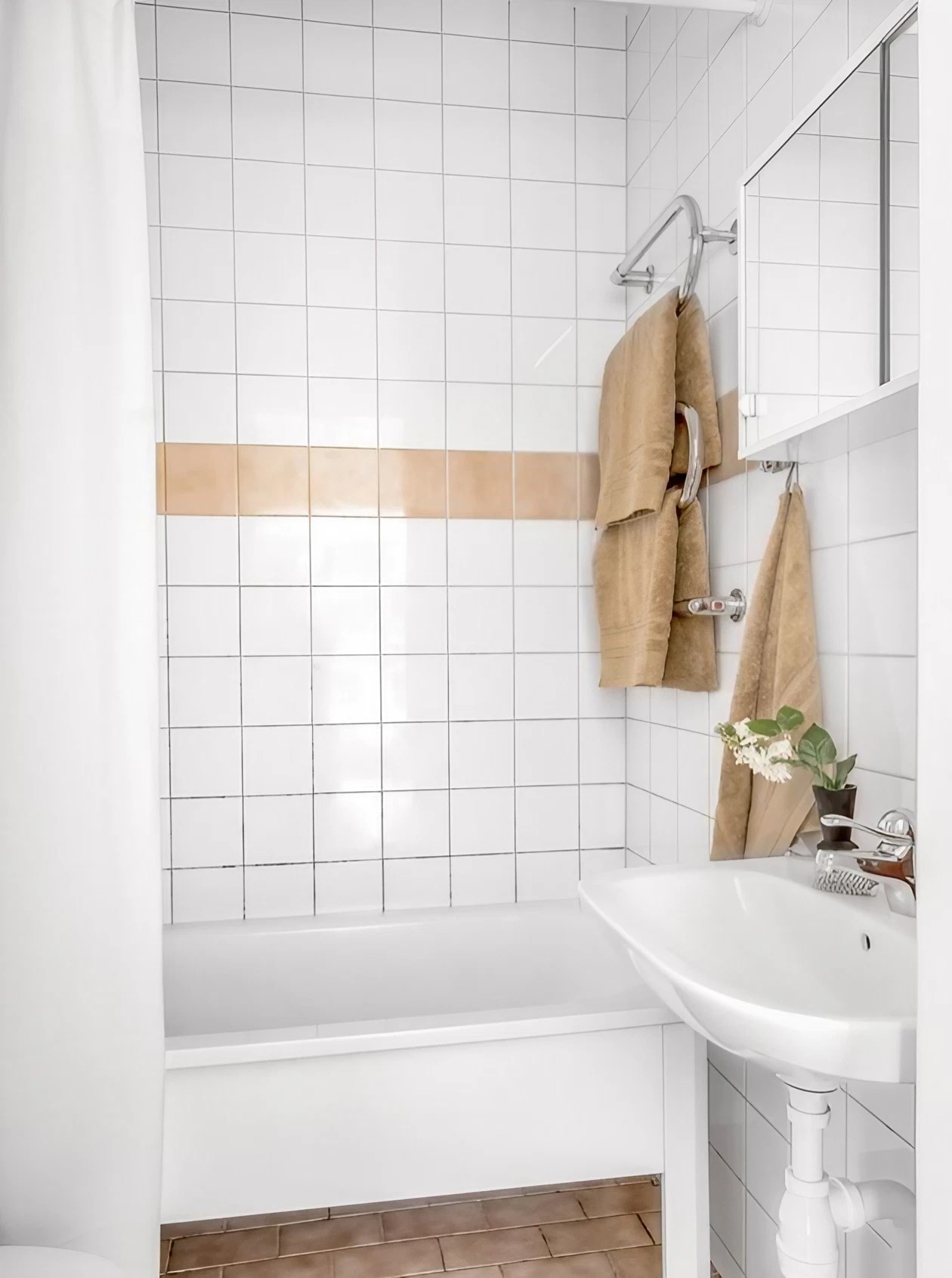 salle de bain grand studio 40m2 décoration blanche salle de bain grand studio 40m2 décoration blanche