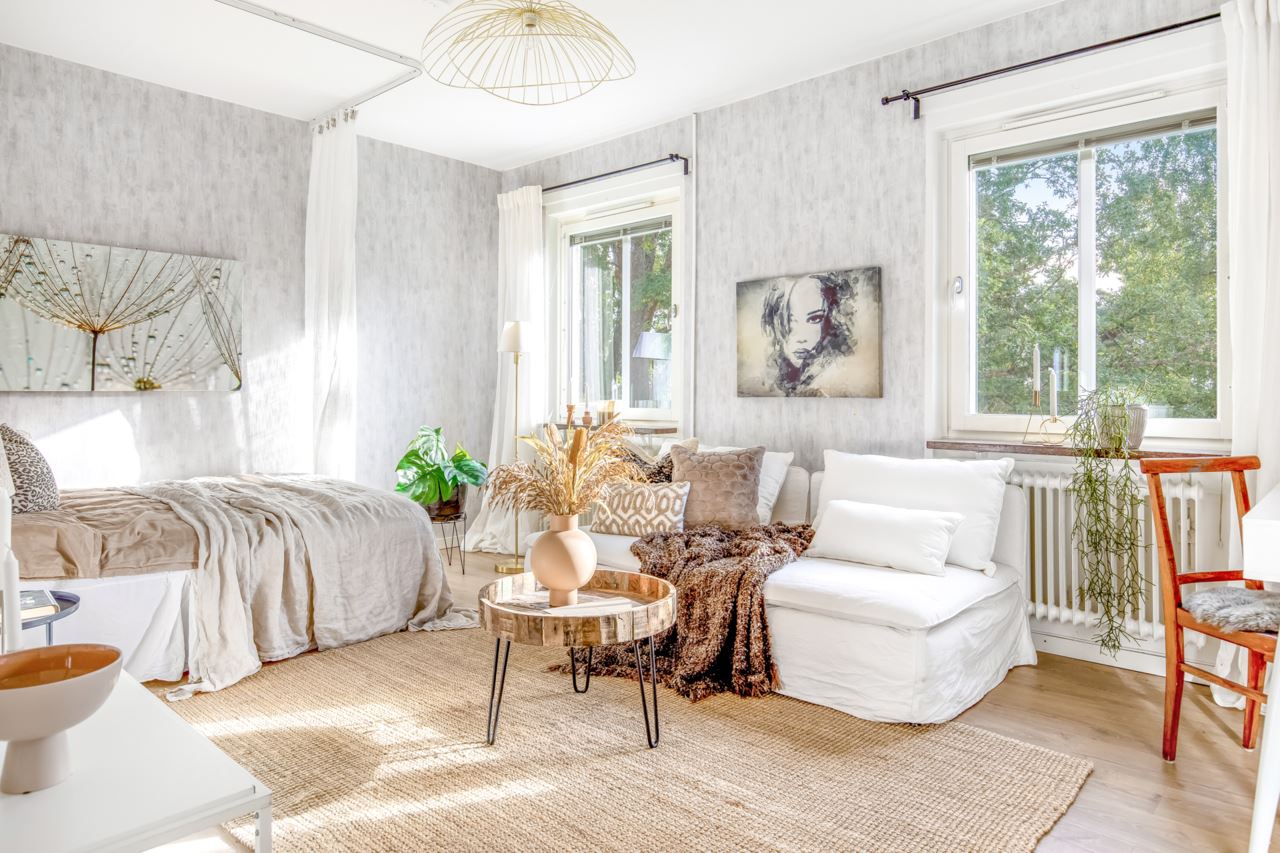 grand studio 40m2 décoration blanche grand studio 40m2 décoration blanche