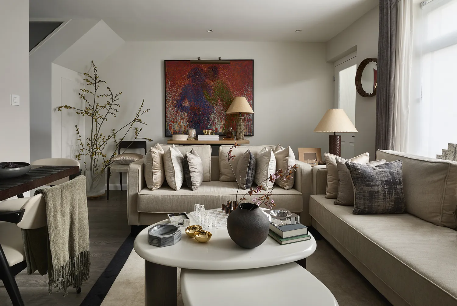 salon décoration contemporaine