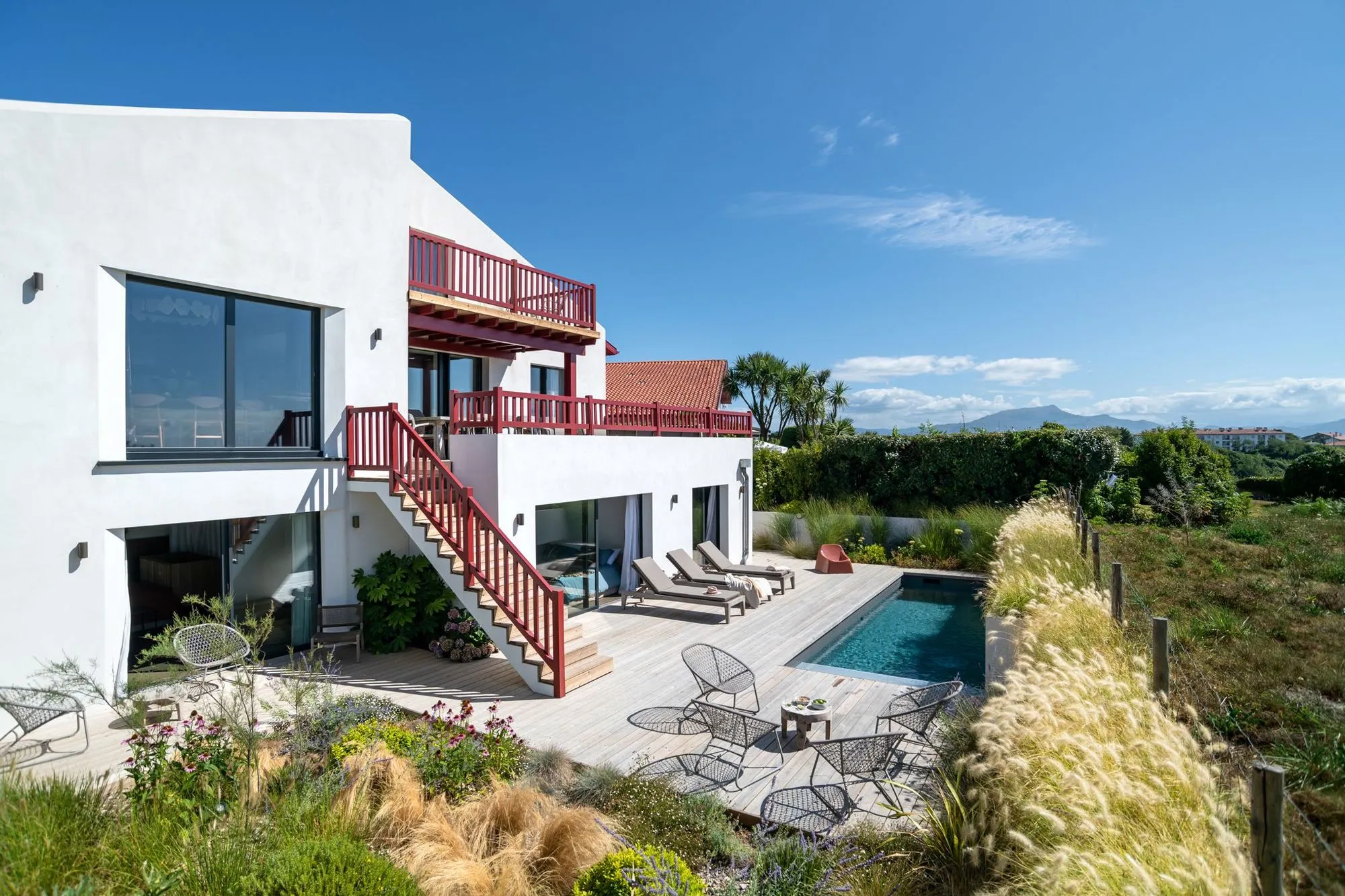maison contemporaine basque avec piscine maison contemporaine basque avec piscine