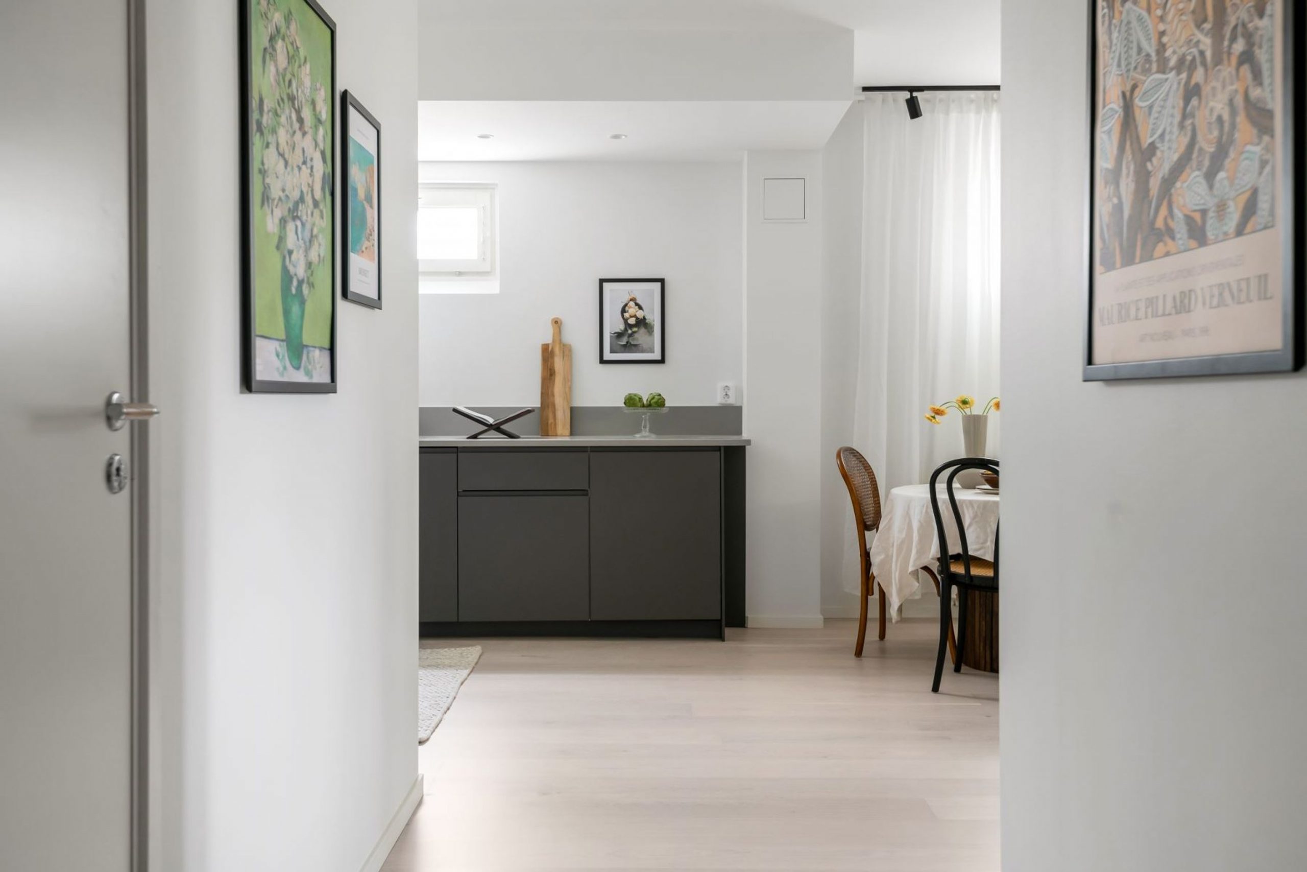 entrée appartement décoration scandinave