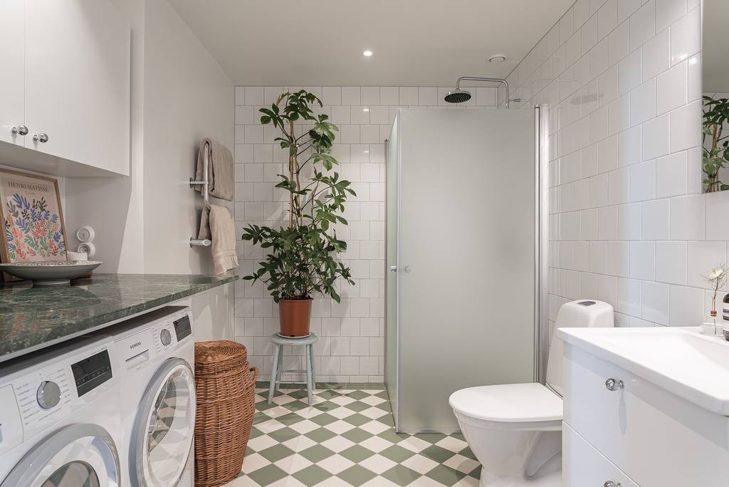 salle de bain sol à damier vert et blanc salle de bain sol à damier vert et blanc