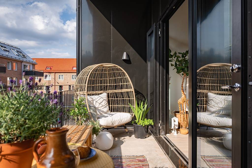 terrasse avec fauteuil suspendu terrasse avec fauteuil suspendu