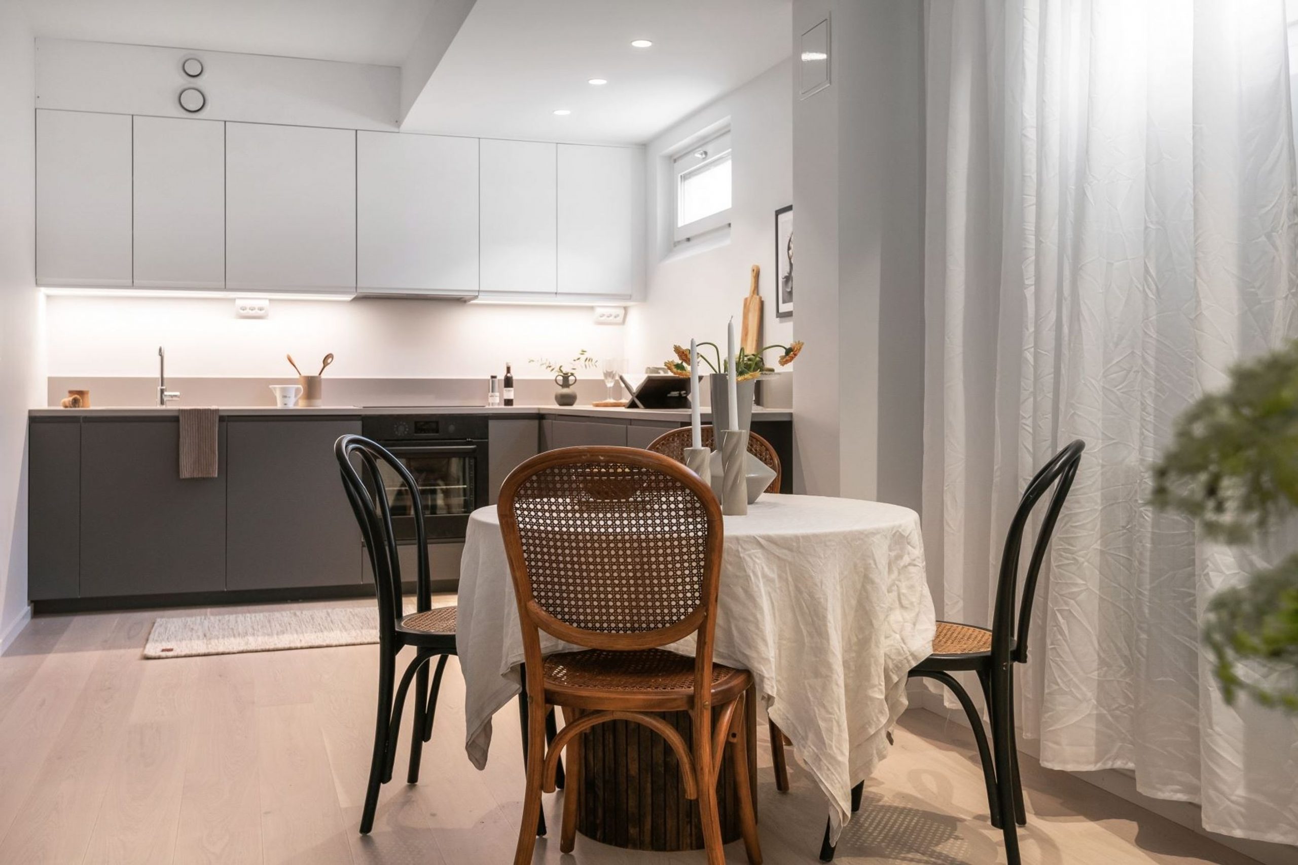 cuisine avec salle à manger décoration scandinave