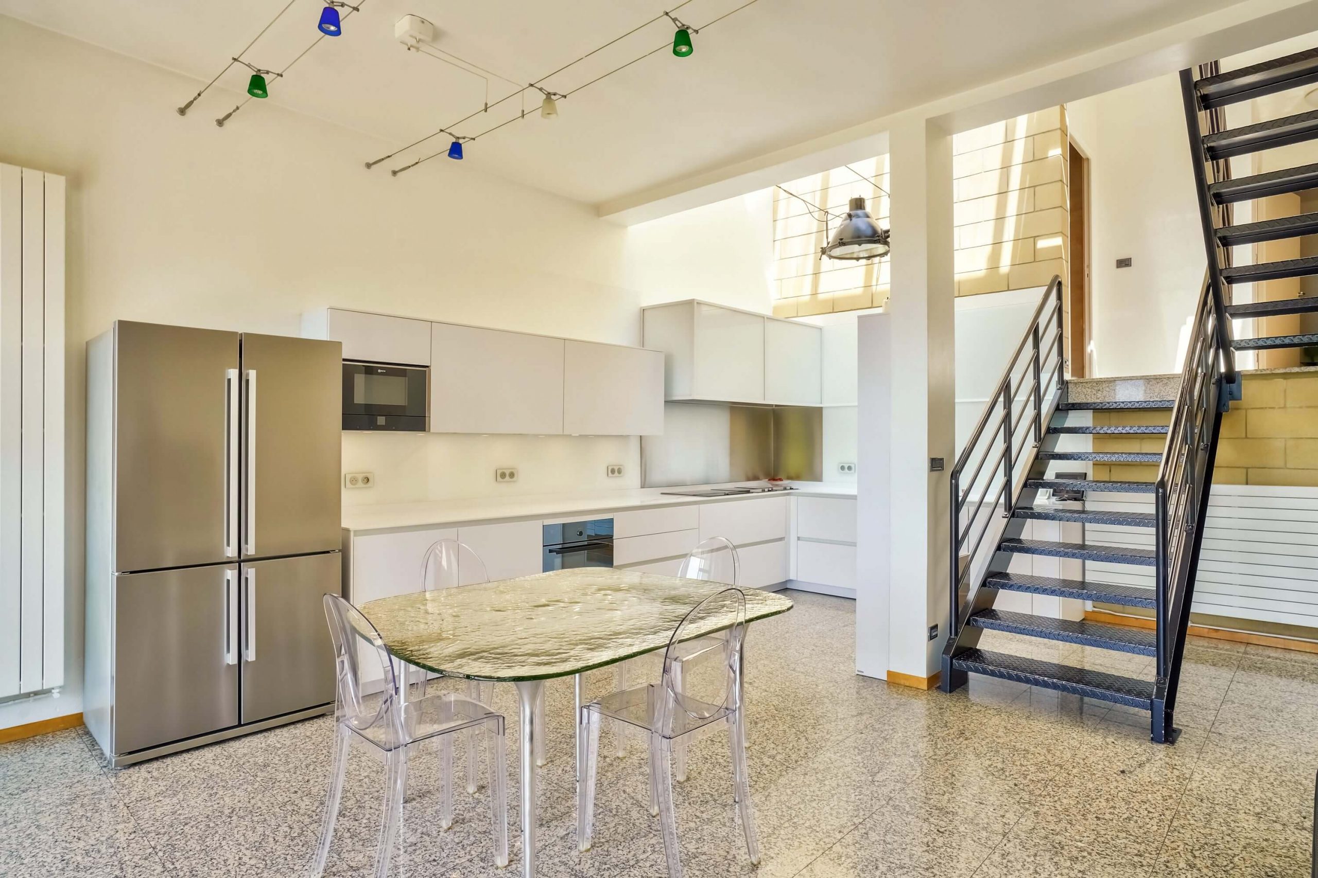 cuisine maison architecte vue Paris